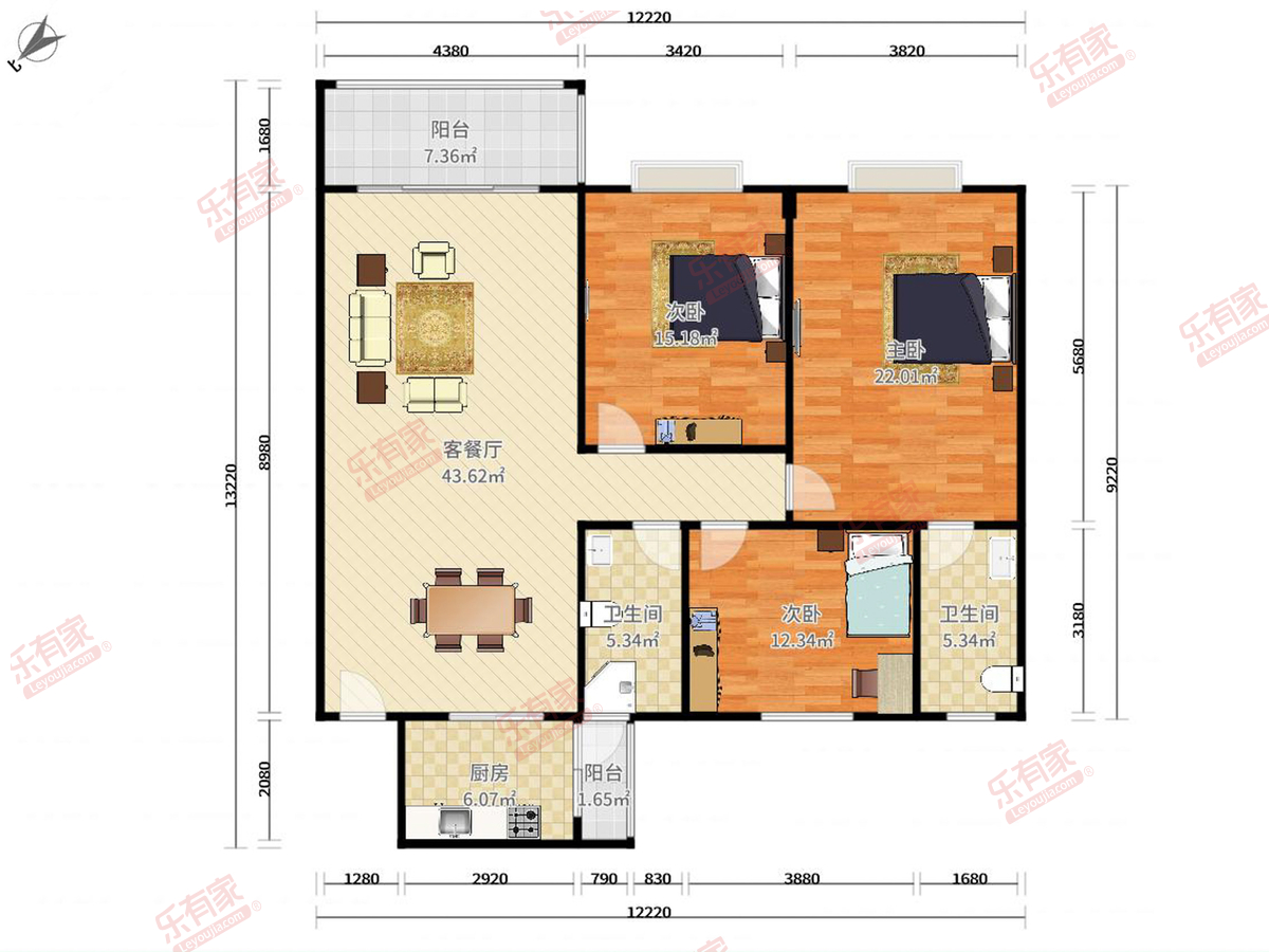 雅宝新城户型图