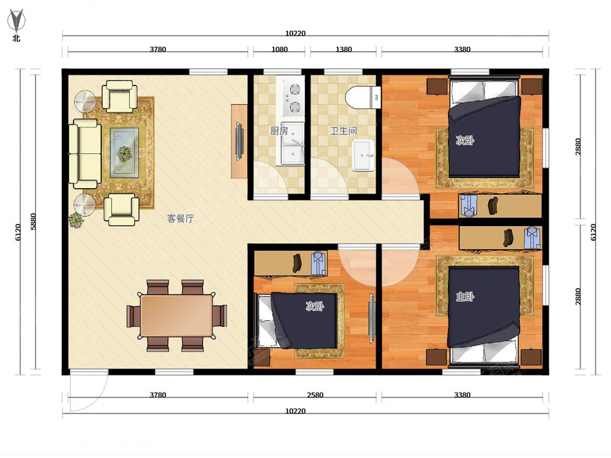 沾益直街小区户型图