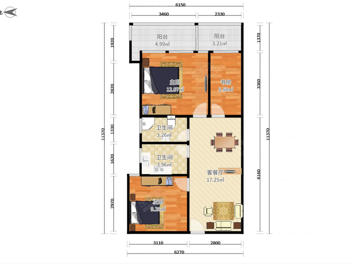 阳光里雅居户型图