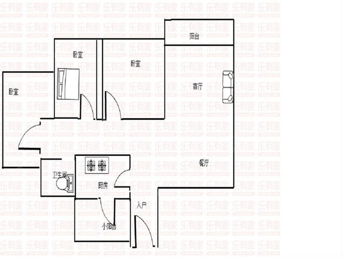 锦绣新天地 3房2厅2卫 133㎡