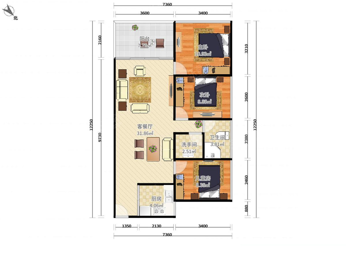万科麓城一期户型图