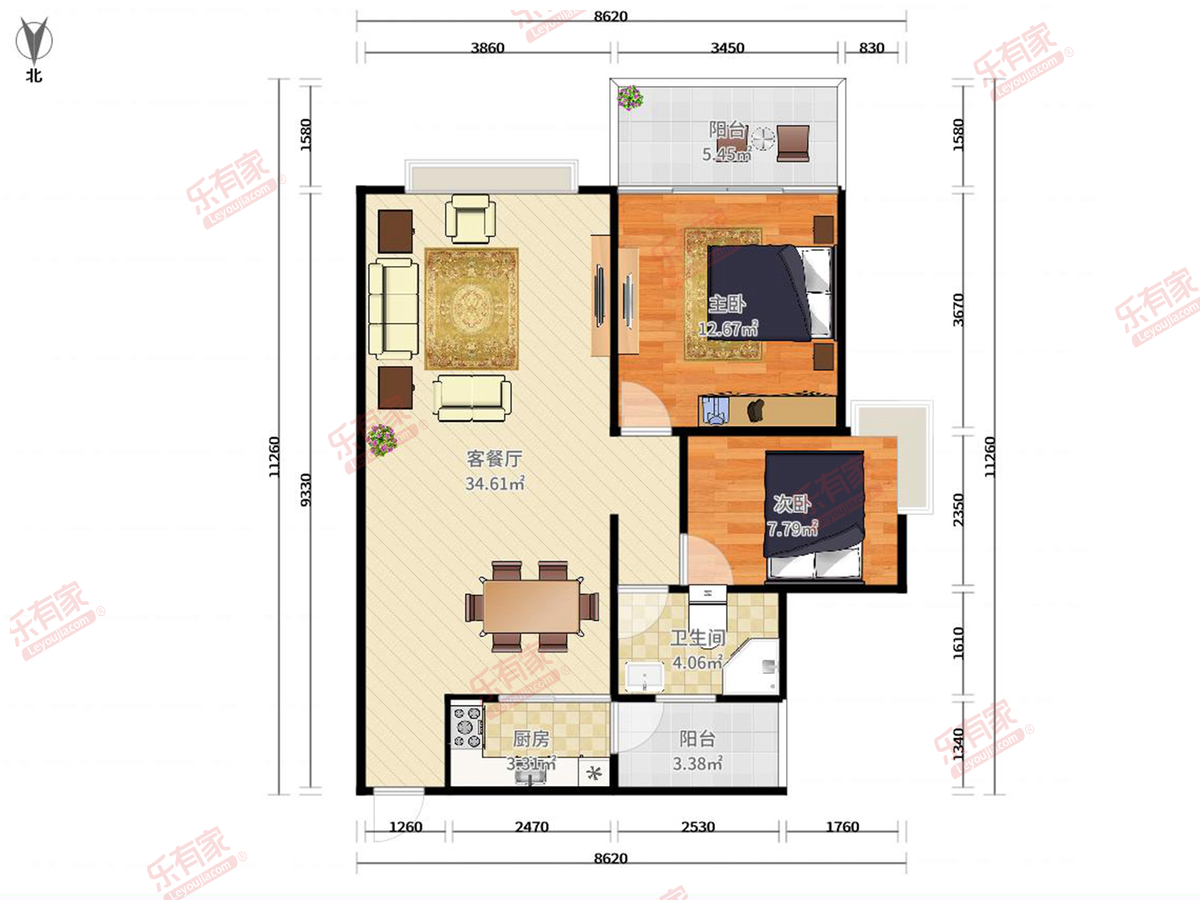 中海西岸华府户型图