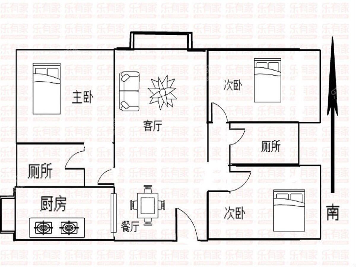 海伦堡天空花园二期户型图