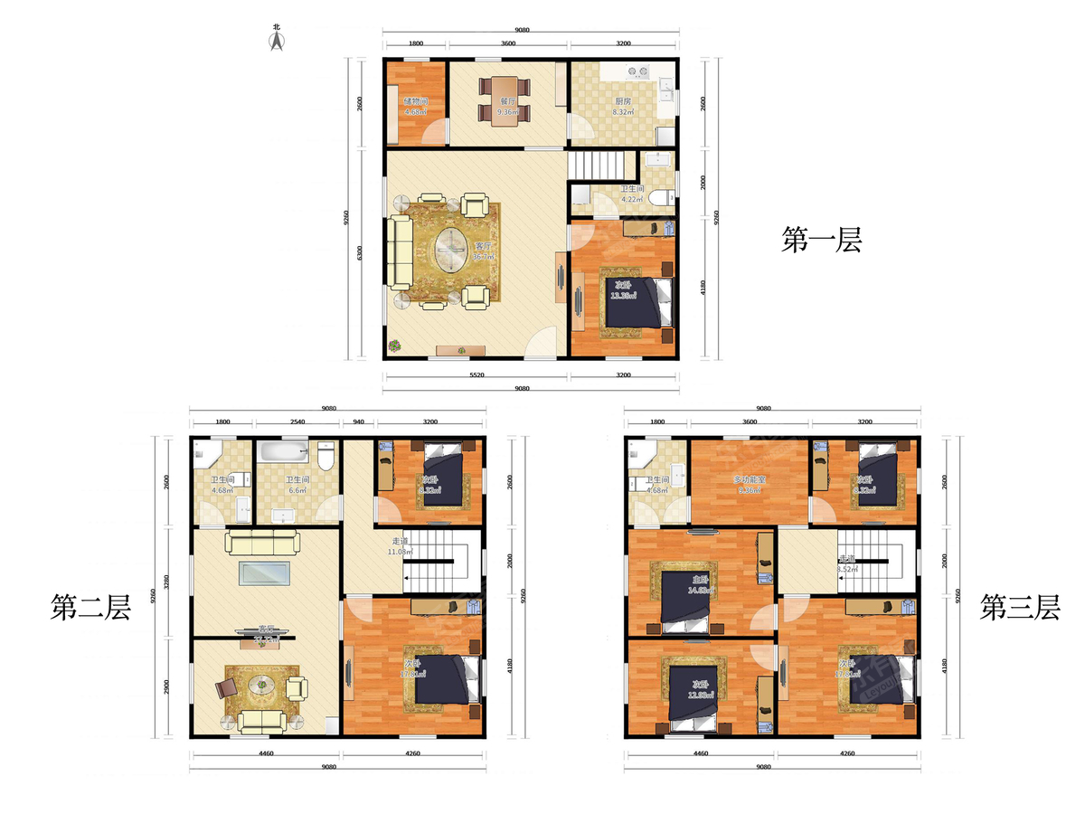 竹秀园户型图