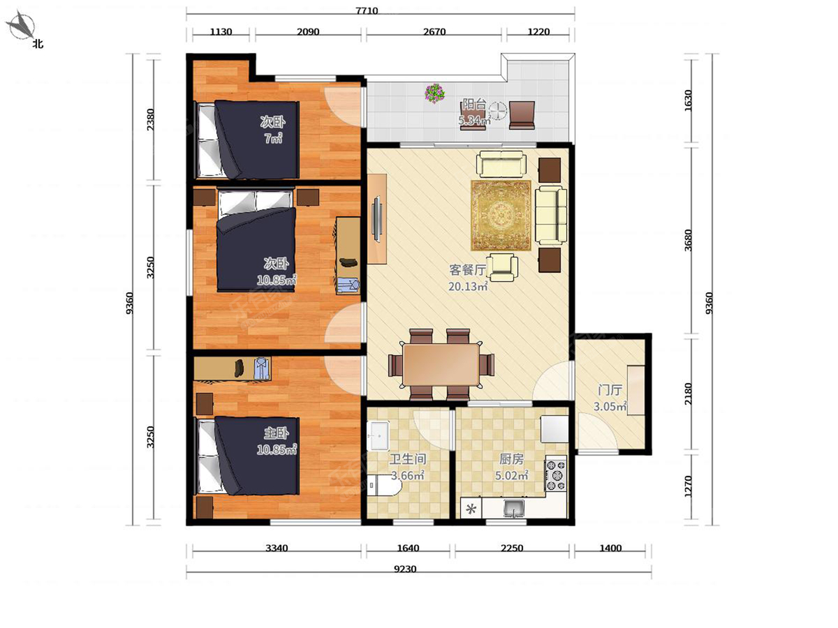 宝安24区住宅楼户型图