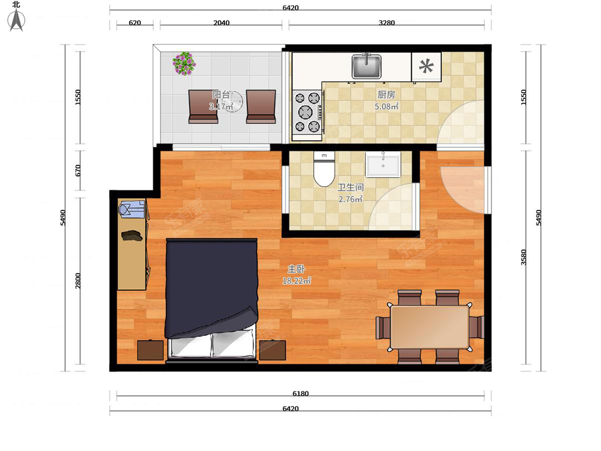 TCL雅馨居户型图