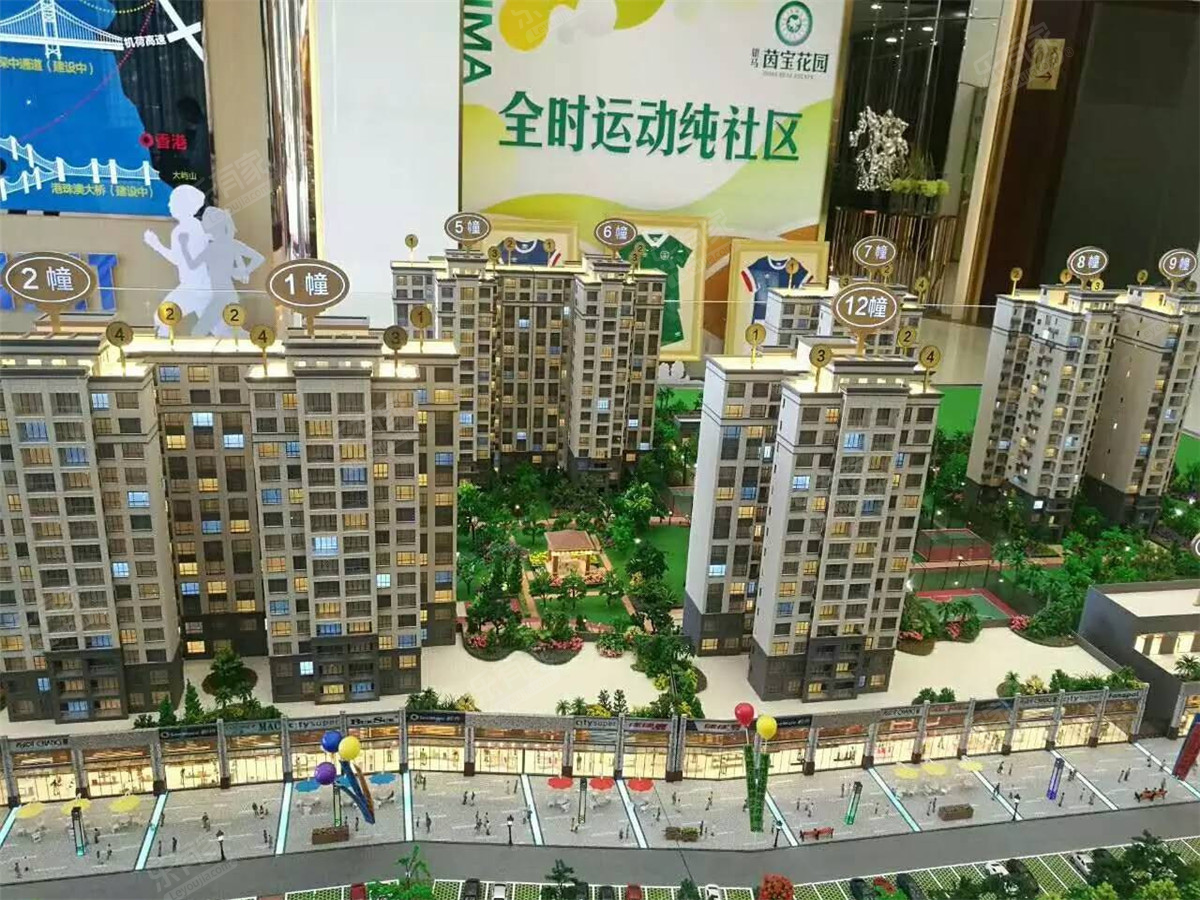 茵宝花园沙盘图