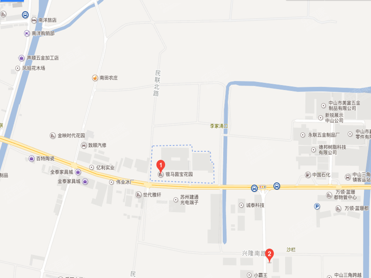 茵宝花园配套图
