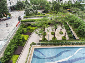 国香山花园实景图