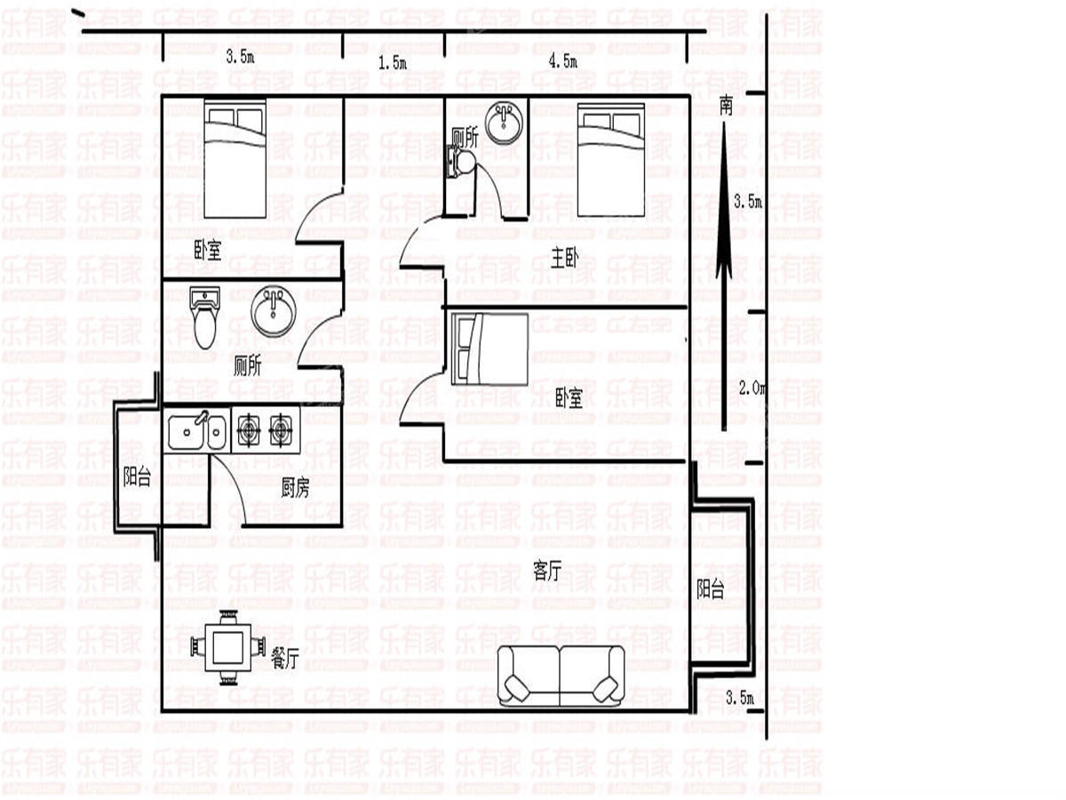 君逸居户型图