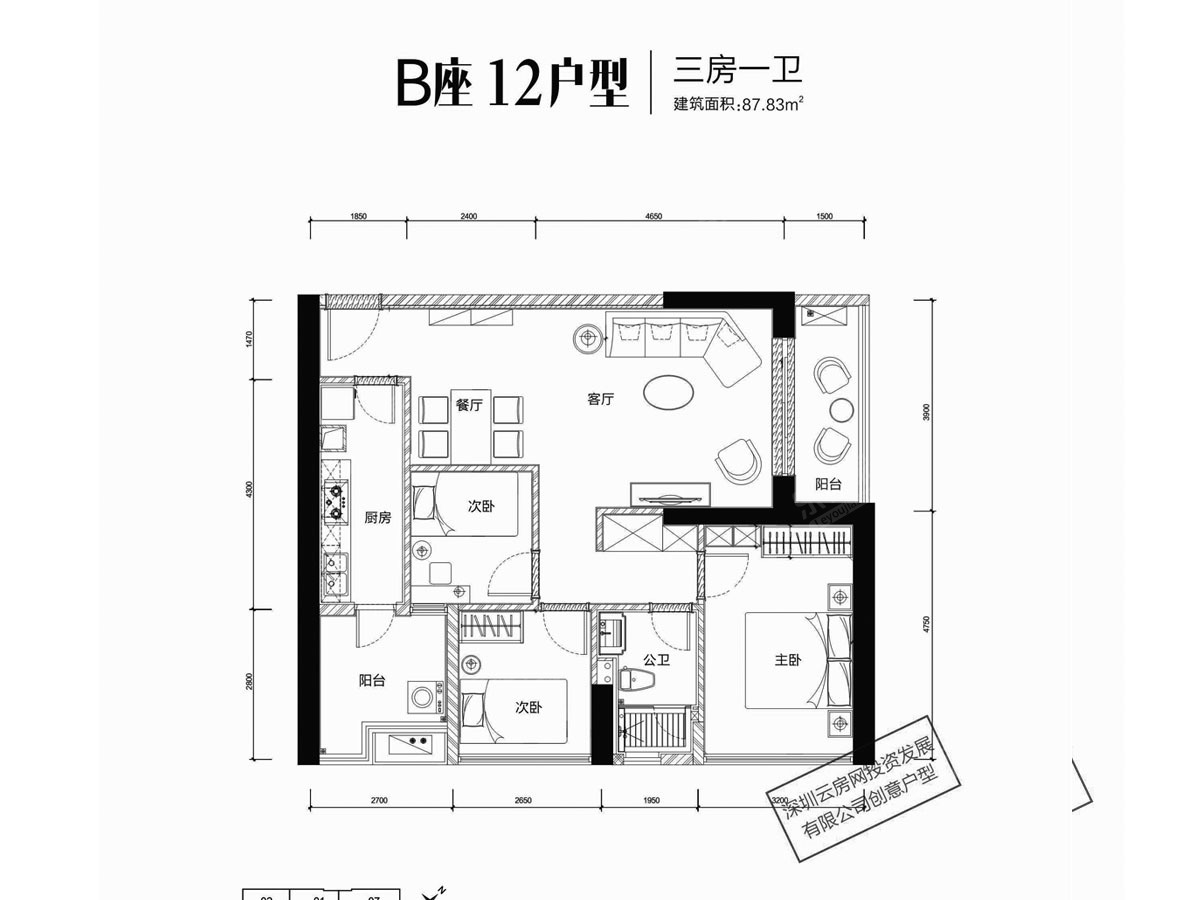 B座12房