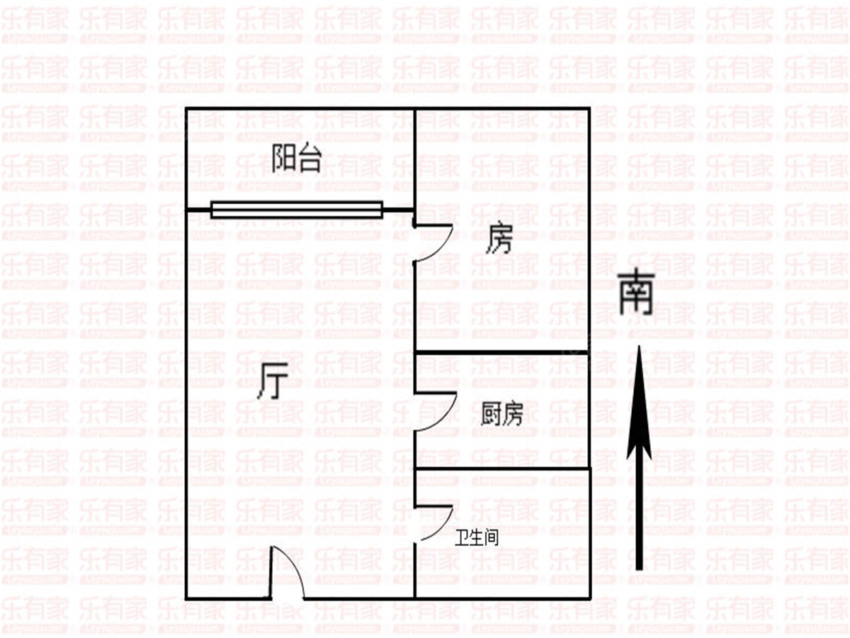 碧桂园城市花园 3房1厅1卫 79.82㎡