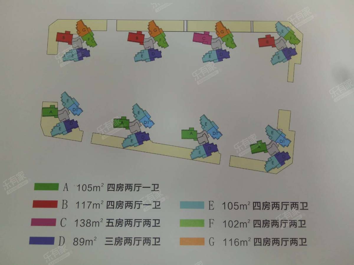 龙光玖龙台一期住宅分布图