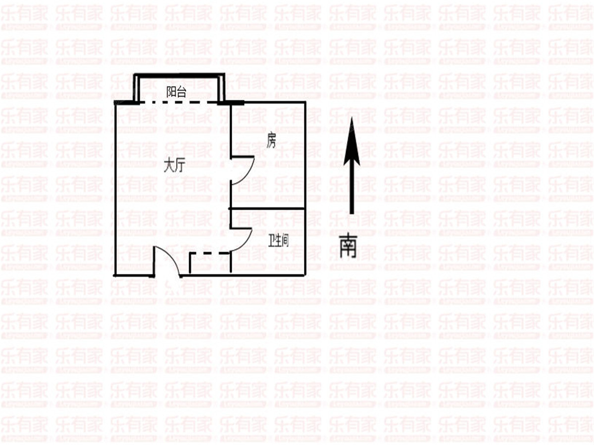 恒福新里程 1房0厅1卫 36㎡-中山恒福新里程租房