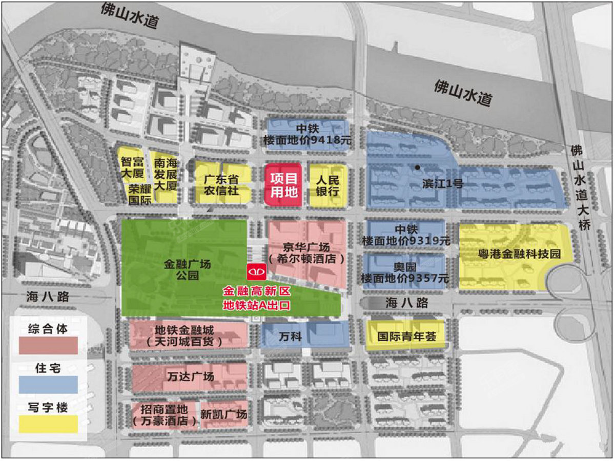 德高信易联金融广场位置图