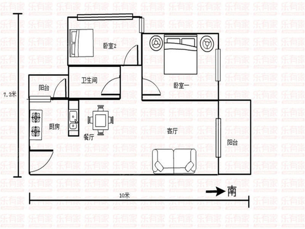 森美时代花园户型图