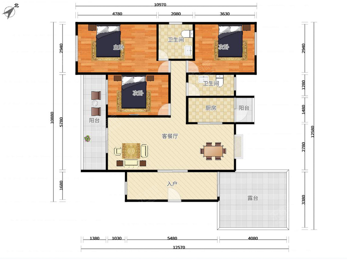 水岸新都五期户型图