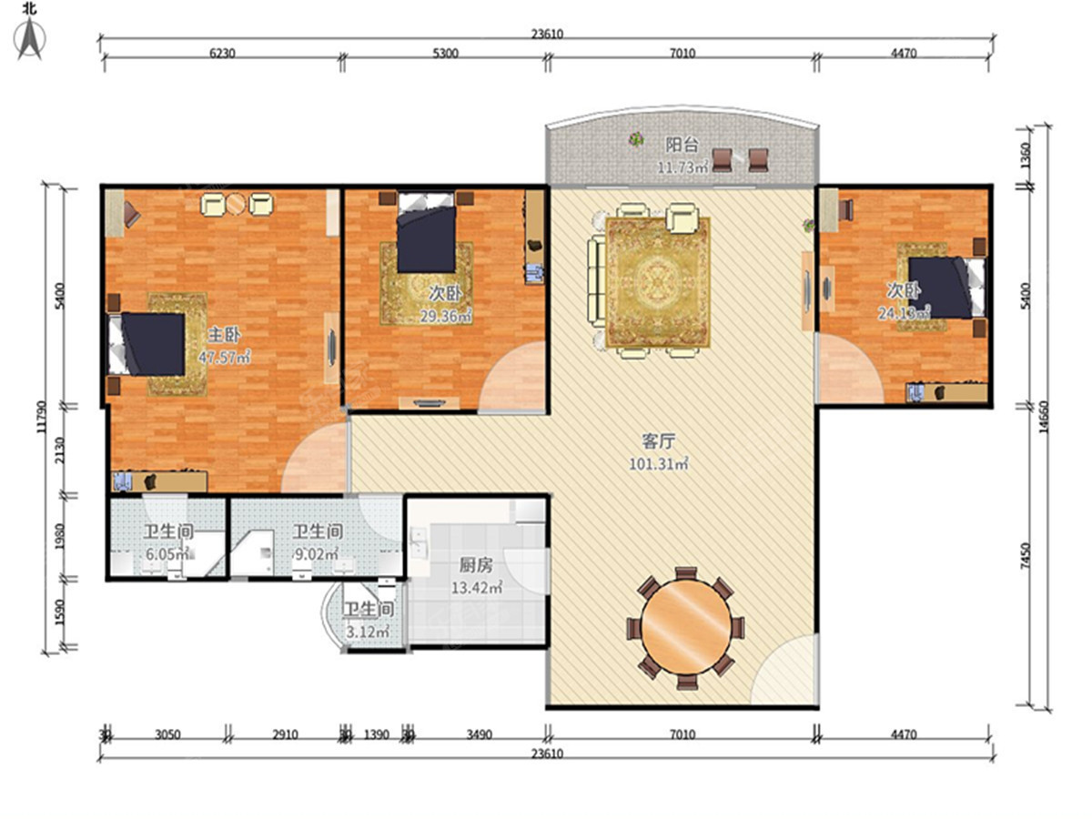 汇豪新天地户型图