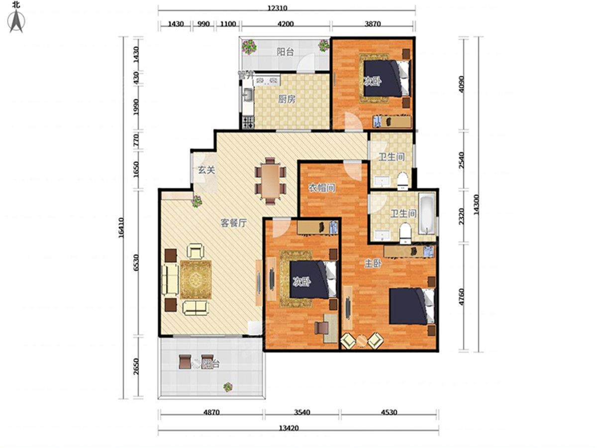 大信海岸家园户型图