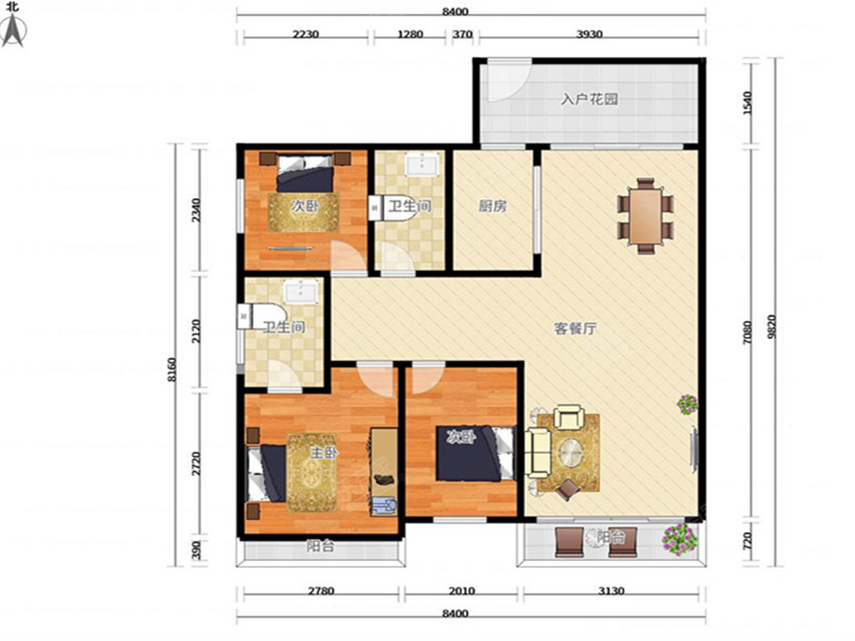 优越香格里户型图