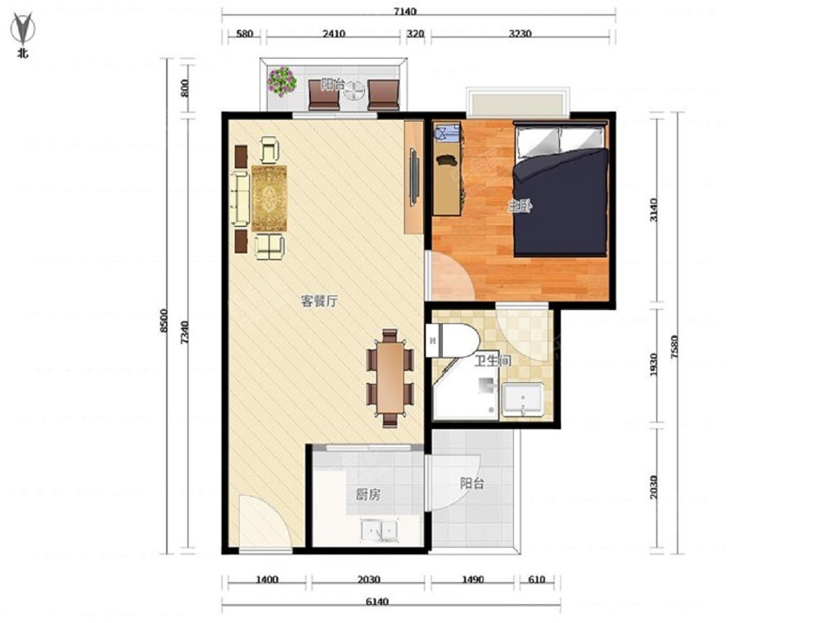 半山雅湖户型图