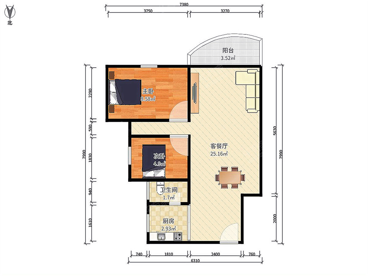 翠景花园三期(华庭苑)户型图
