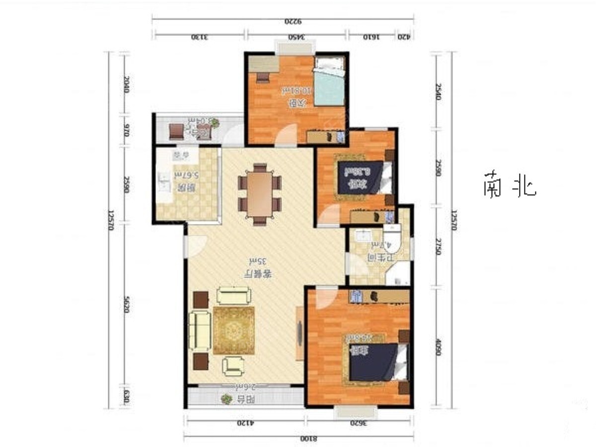 和兴花园四期户型图