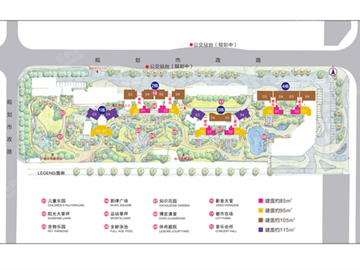 奥园华府(惠州)平面图