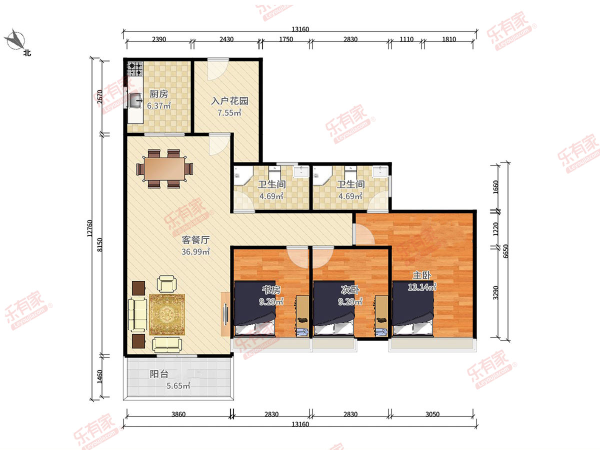 二手房_狮山二手房】广佛新世界嘉朗湖畔 普通住宅125-佛山乐有家