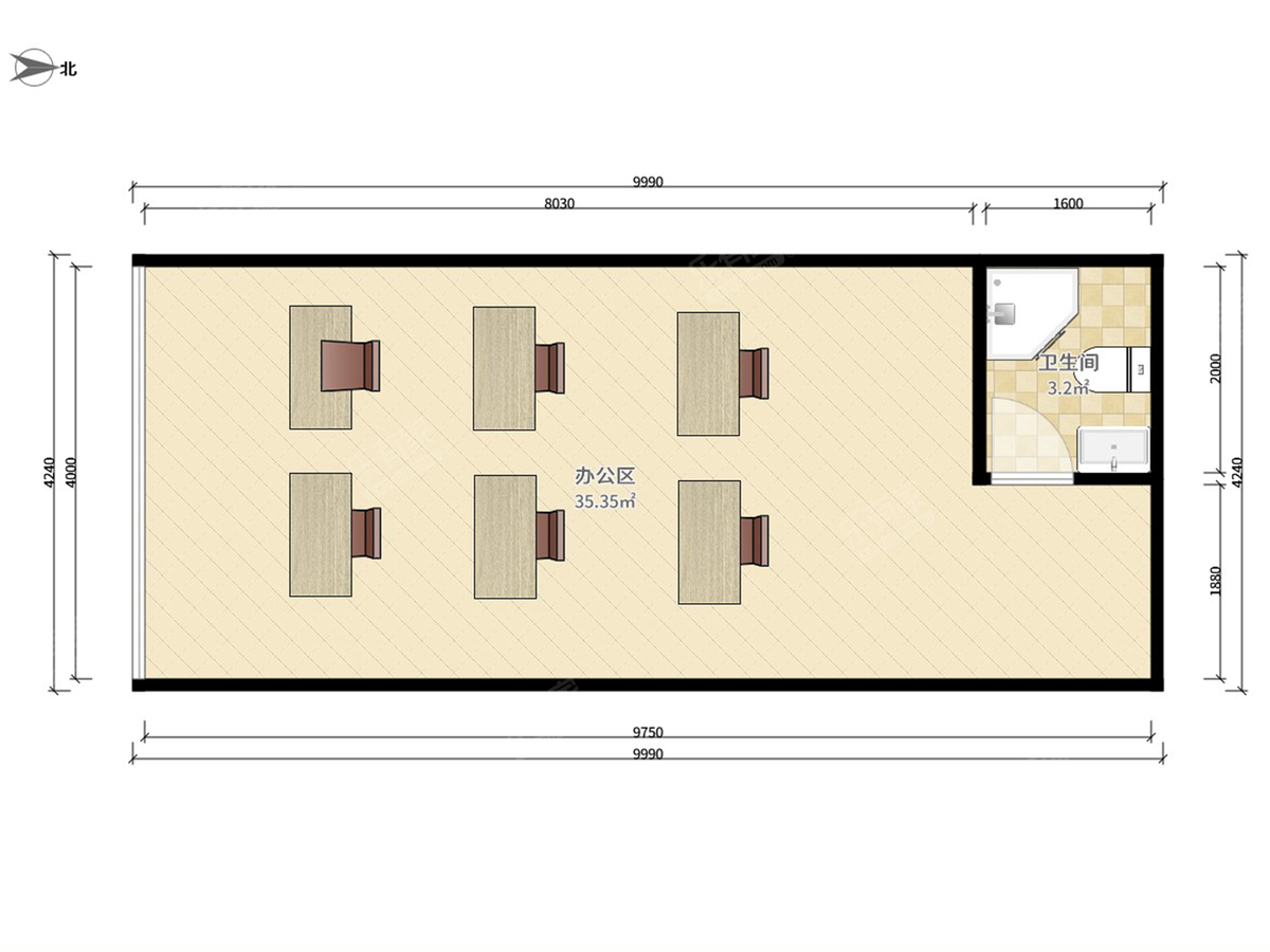 东方骏园1期户型图