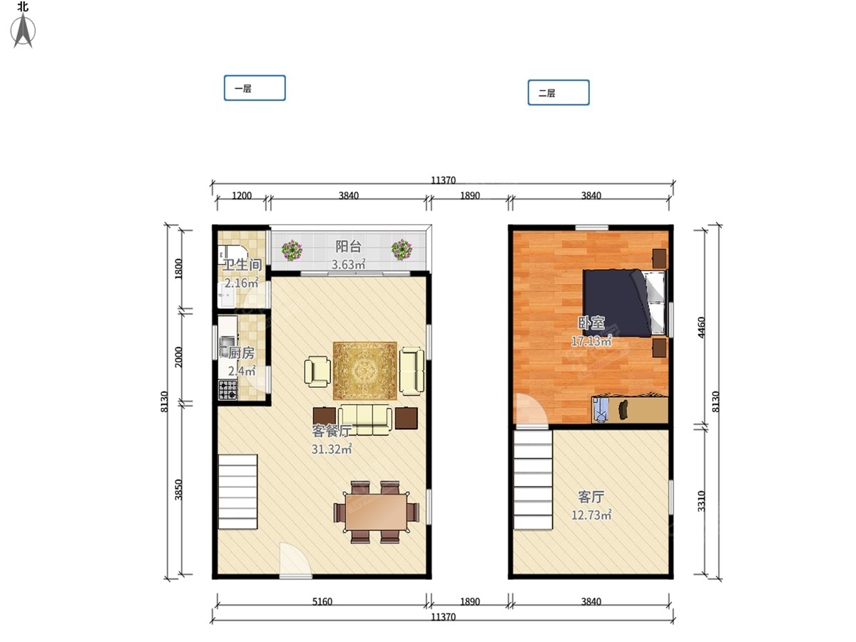 米兰生活雅居户型图