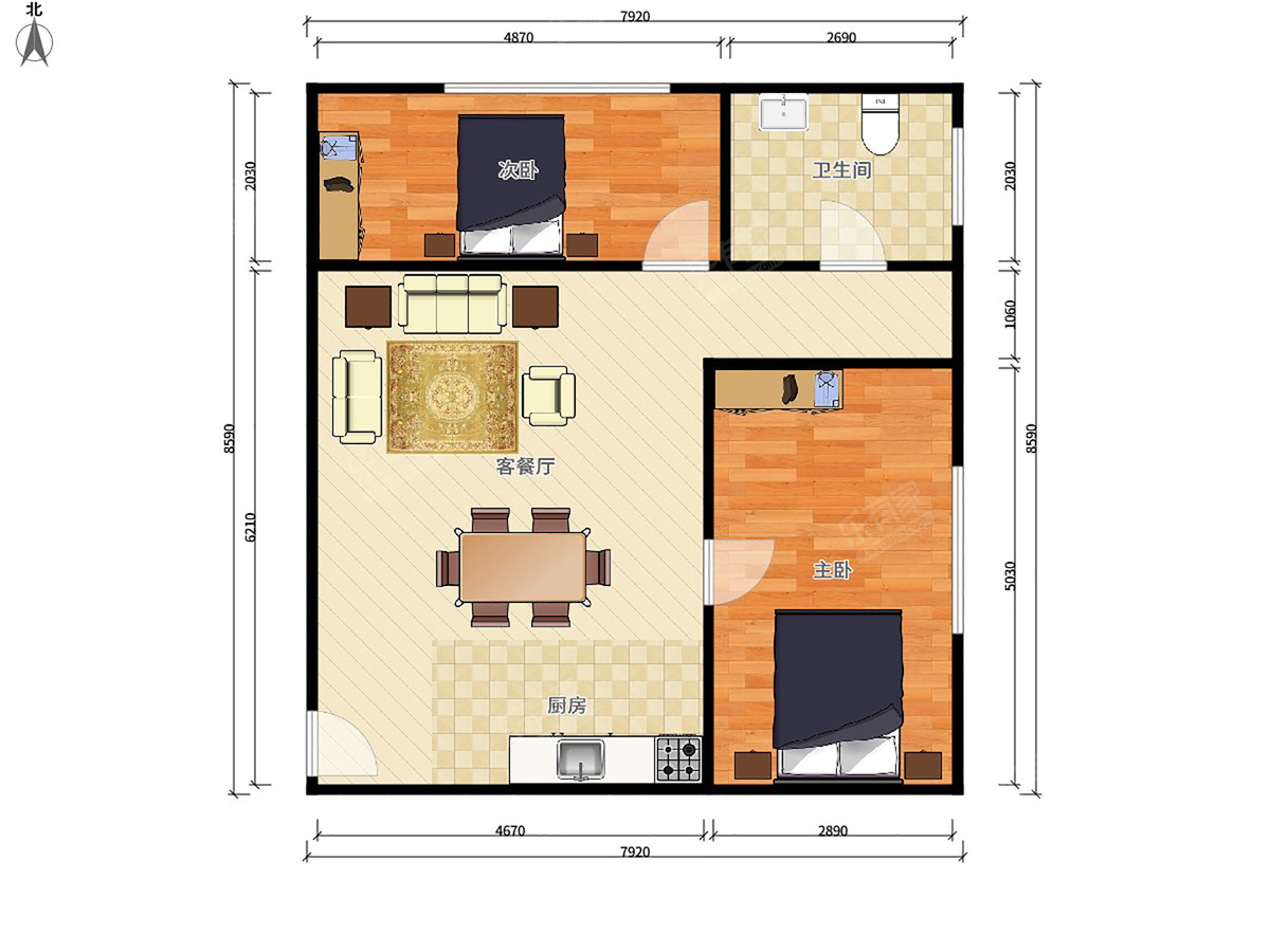 大中华汇展阁大厦户型图