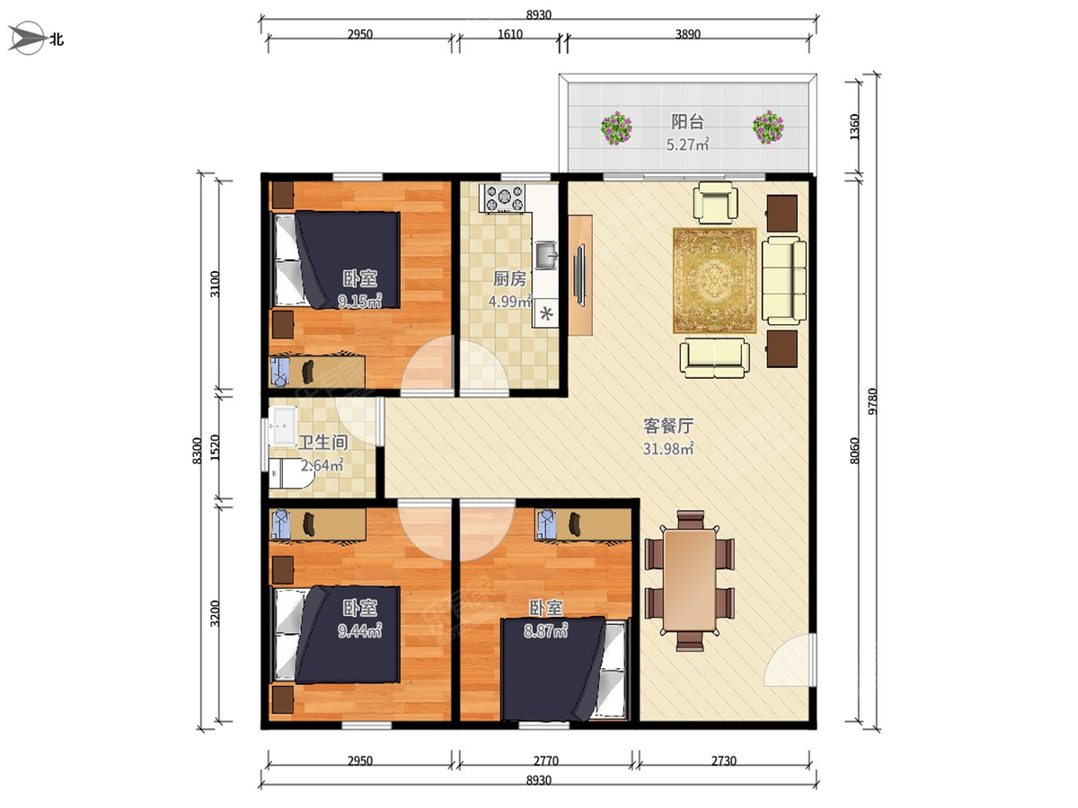 锦林新居户型图