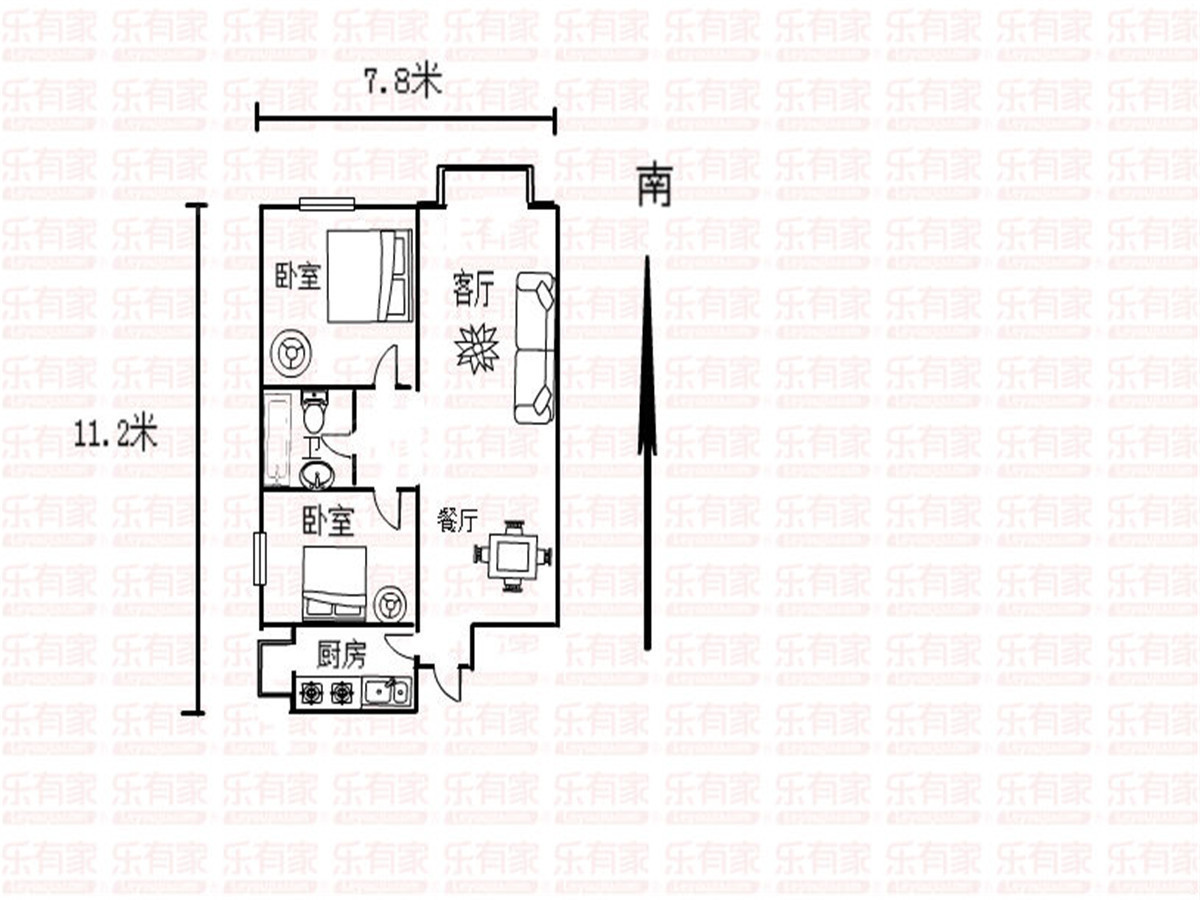 新康花园康馨苑户型图