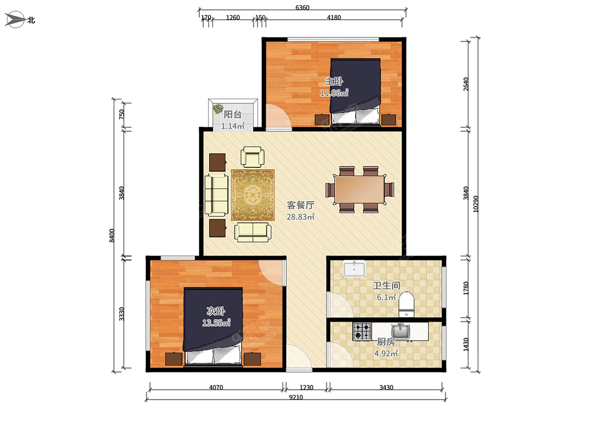 汇园雅居户型图