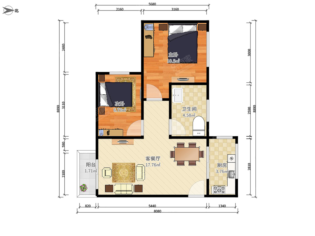 樟木头御景花园户型图