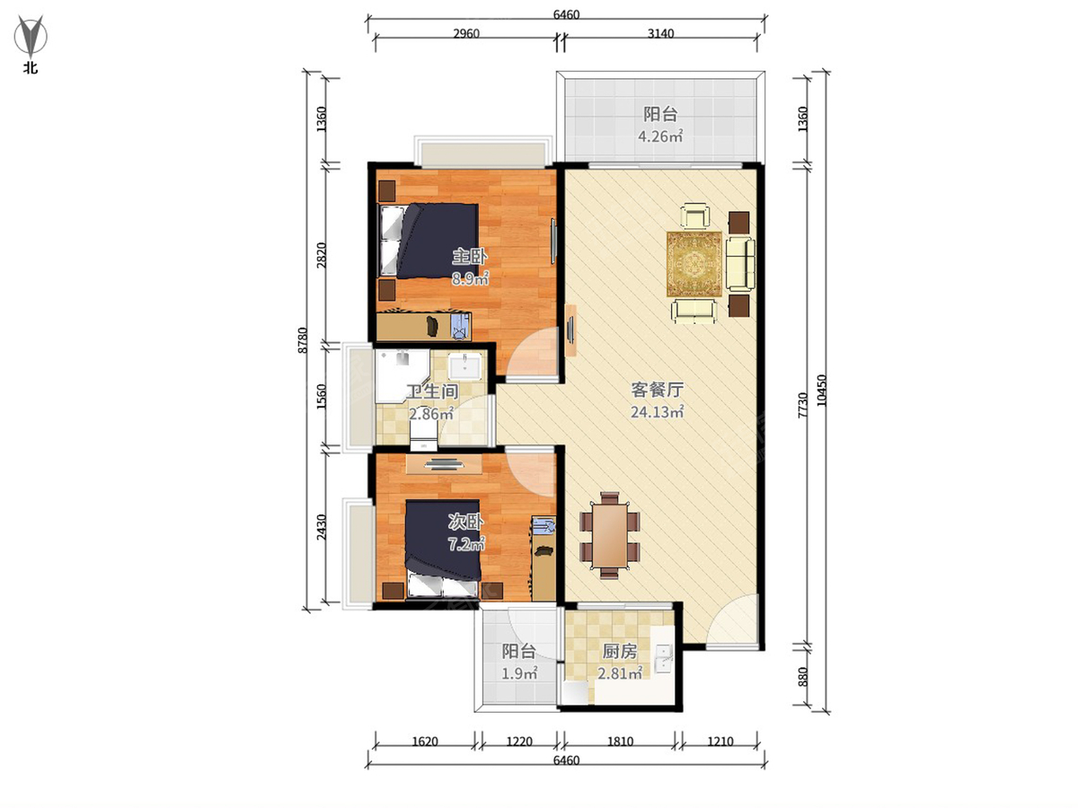 香缤豪庭博学公馆户型图
