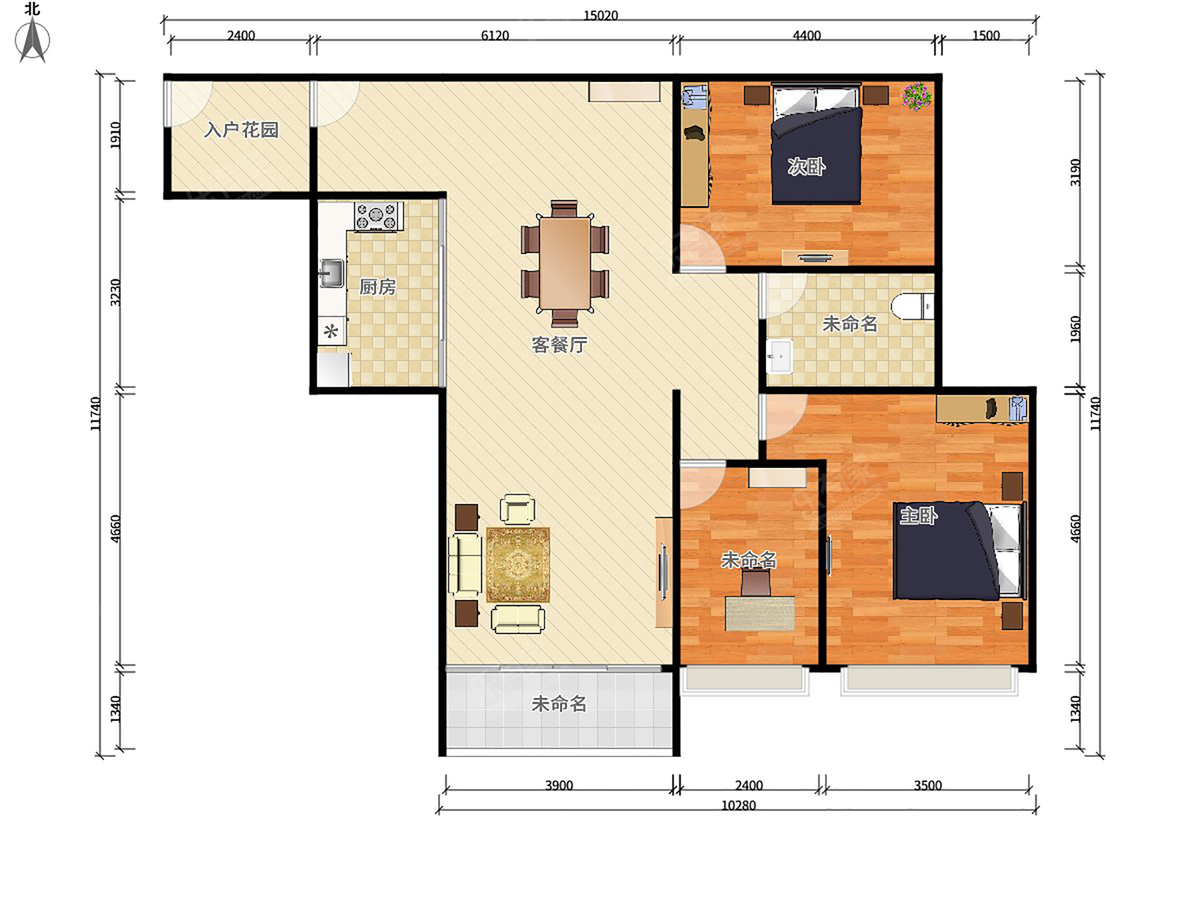 旺东怡和家园户型图