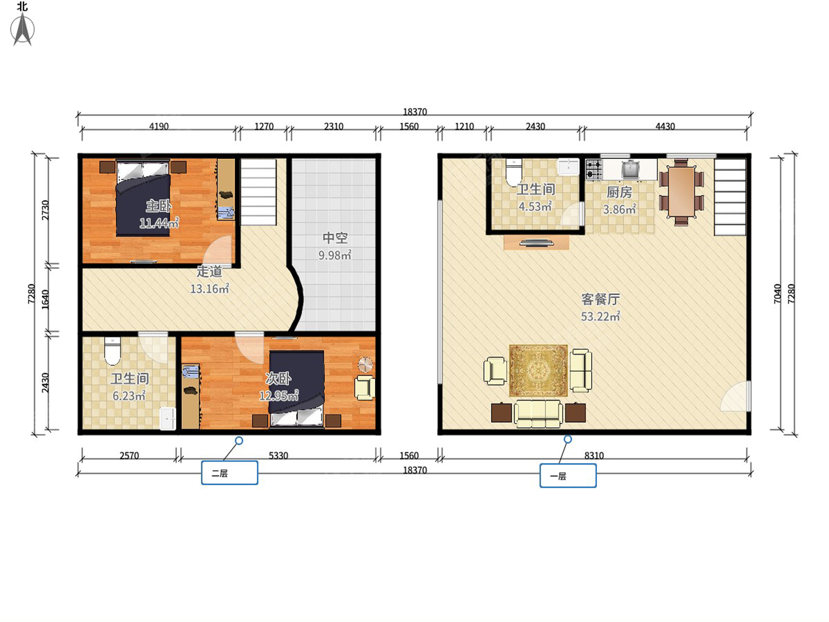 府河名居户型图
