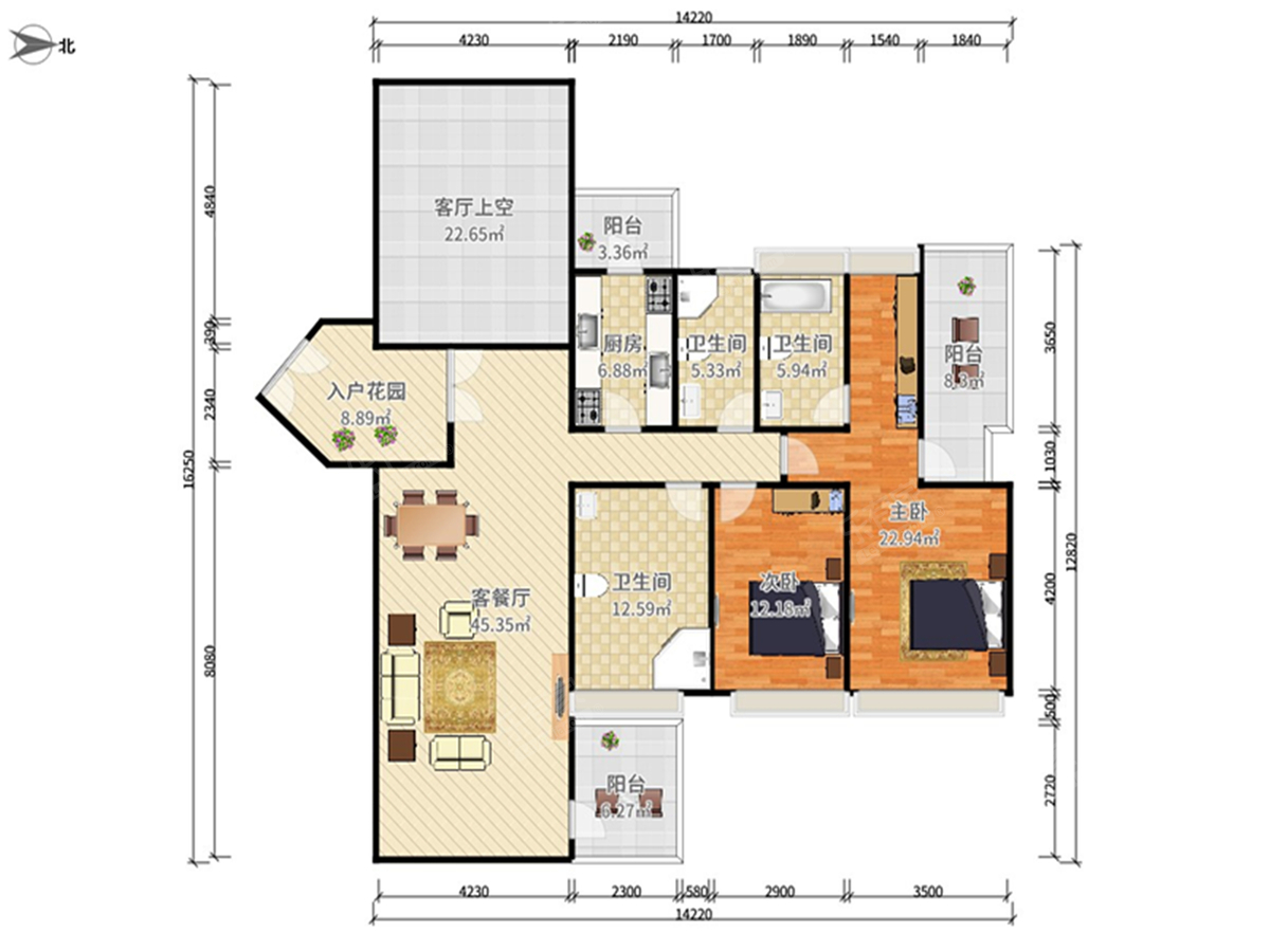 德意名居户型图
