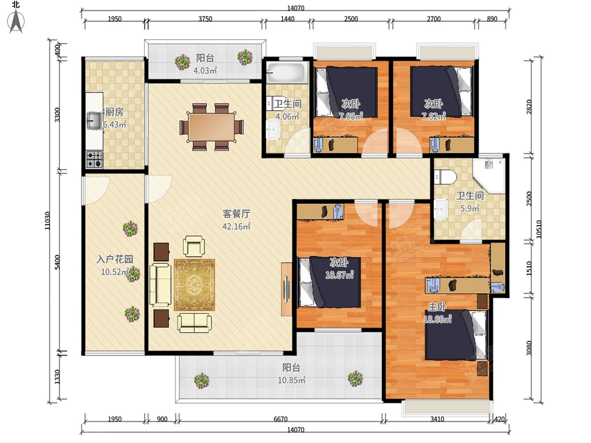 绿地公馆户型图