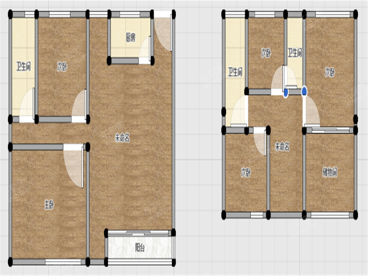 美林海岸花园 5房2厅3卫 108㎡