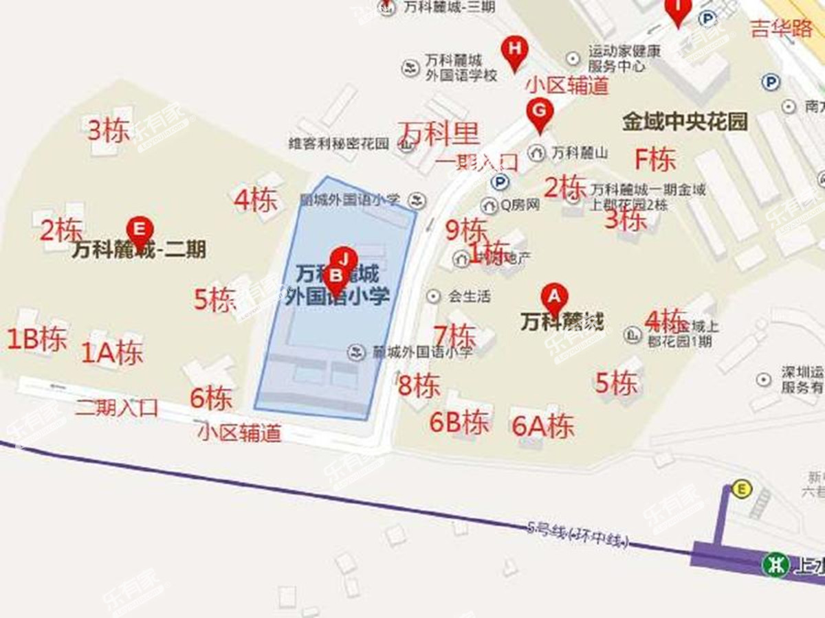 万科麓城二期沙盘图