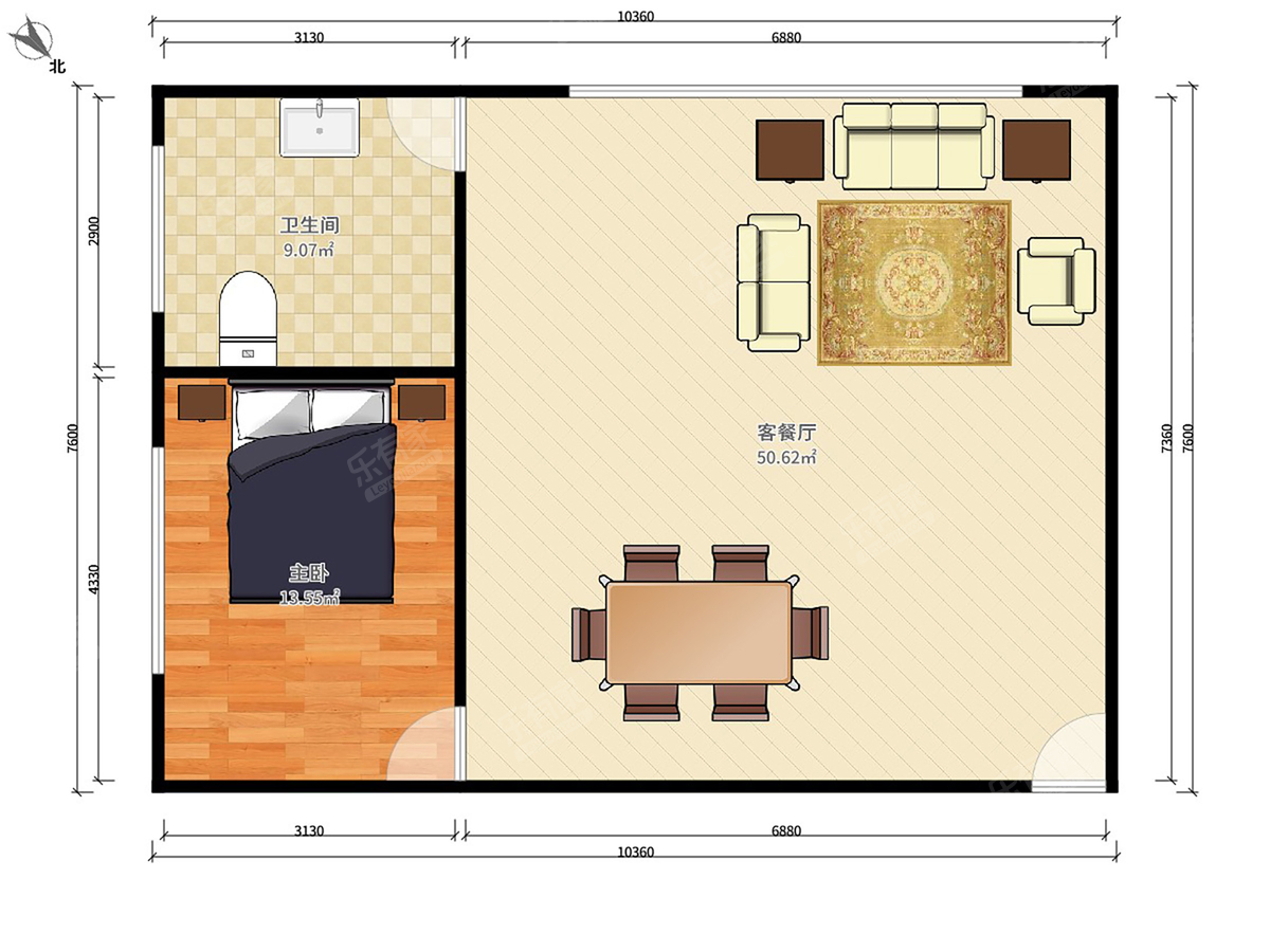 大中华汇展阁大厦户型图