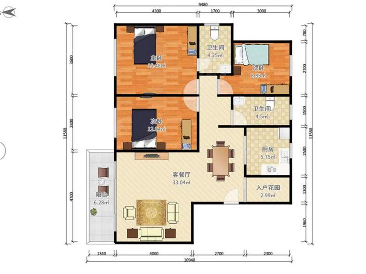 盛世华府户型图