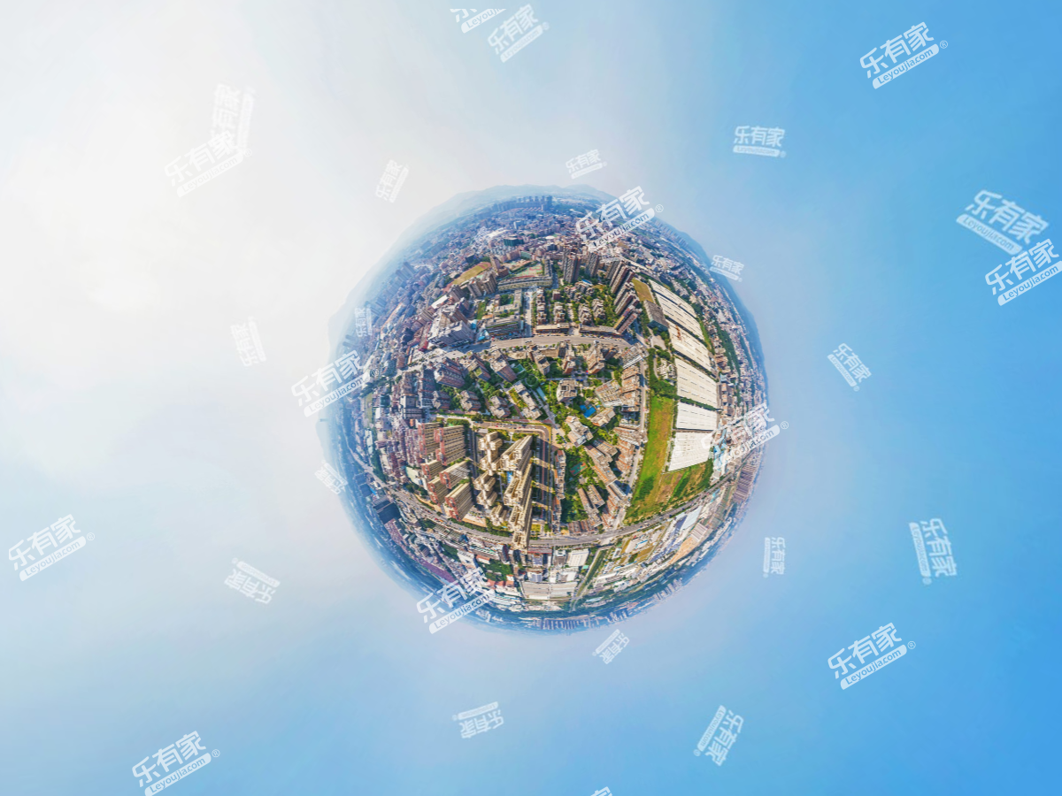金地格林庭园小区航拍