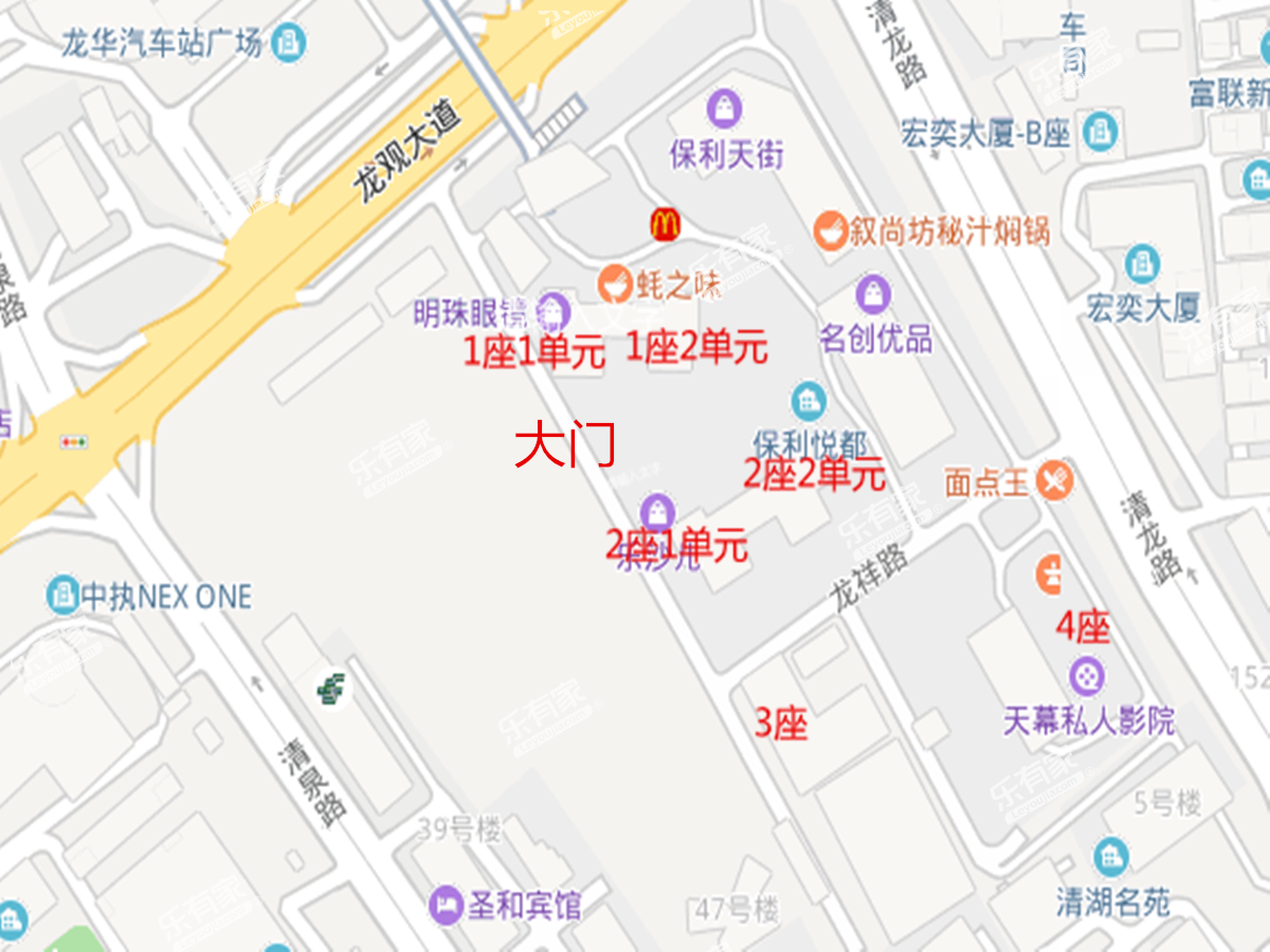保利悦都花园沙盘图