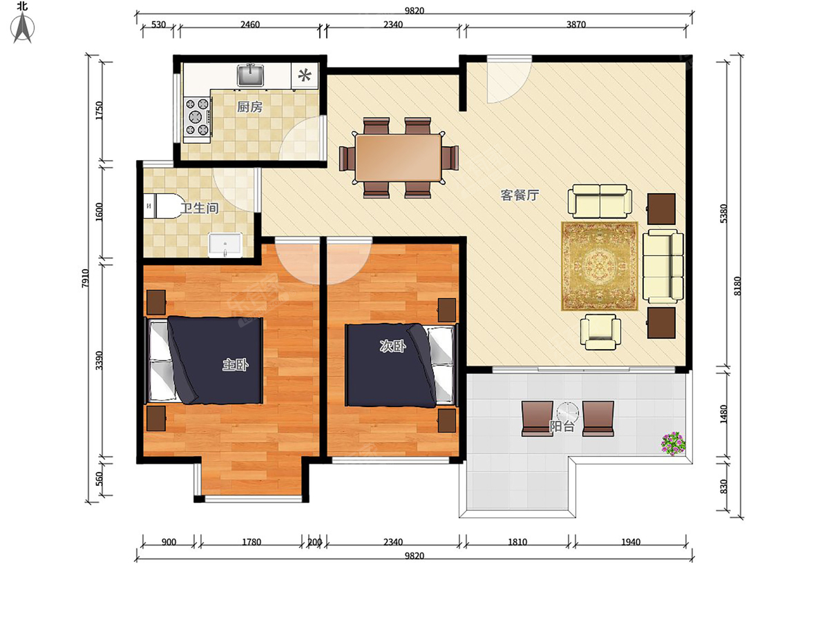 桃源盛景园户型图