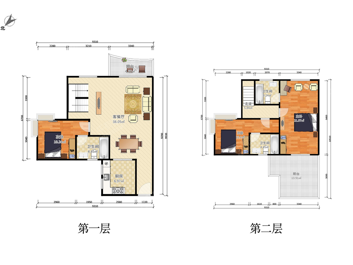 果岭国际公馆户型图