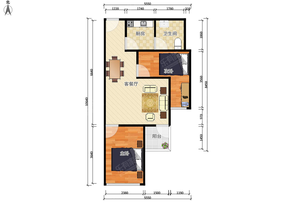 桃源居12区户型图